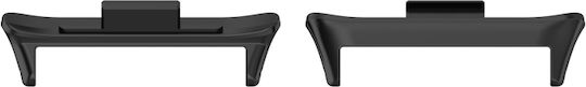 Für Xiaomi Mi Band 8 Pro 1 Paar Edelstahl Metall Uhrenarmband Anschluss (schwarz)