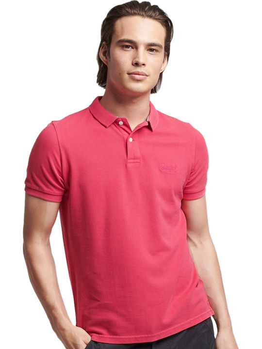 Herrenblusen Polo T-Shirt Rosa