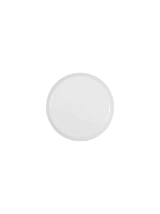 e-exoplismos Nordika Costaverde series Plate Shallow made of Porcelain White with Diameter 22cm 12pcs