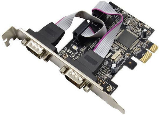 Microconnect Κάρτα PCIe σε θύρα DB25 Parallel / RS232 25-Pin