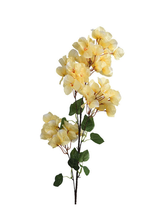 Kaemingk Artificial Decorative Branch Bougainvillea Yellow 100cm 1pcs