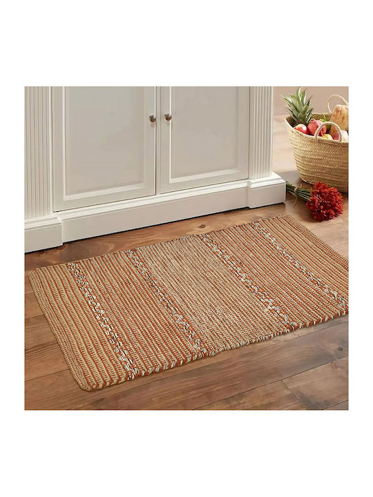 Lino Home Velmar Rectangular Kitchen Mat Rust 60x90εκ.