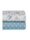 Kentia Mesmer Baby Sheets Set Cradle Cotton White 70x120cm 2pcs