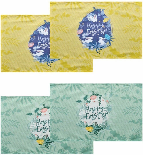 Kentia Easter Placemats Polyester 33x45cm Set of 4 Pieces