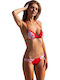 Bikini-Set Blumen Rot