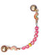 Crocs Jibbitz Charm Be Happy Chain Ροζ
