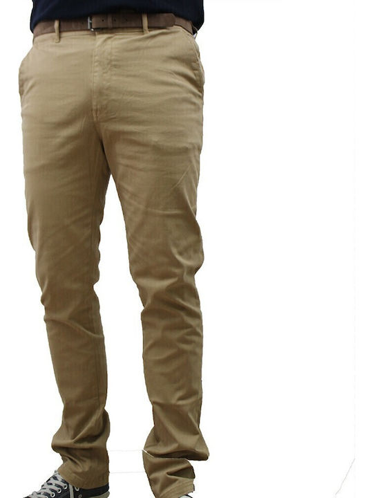 Ανδρικό Παντελόνι Chino Κάμελ