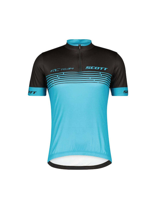 Scott RC Team 20 Short Sleeves Cycling Jersey Blue