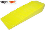 Wedge Plastic Door Stopper Yellow