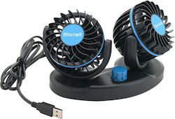 Cleanfox Double Car Fan 12V