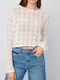 Ale - The Non Usual Casual Women's Long Sleeve Sweater White