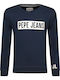 Kinder-Sweatshirt Marineblau Jamie