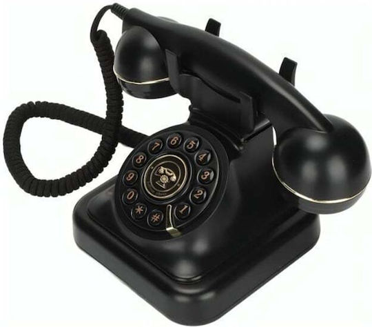 OHO-302 Corded Phone Retro Black