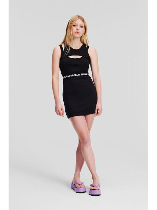 Karl Lagerfeld Mini Dress Black