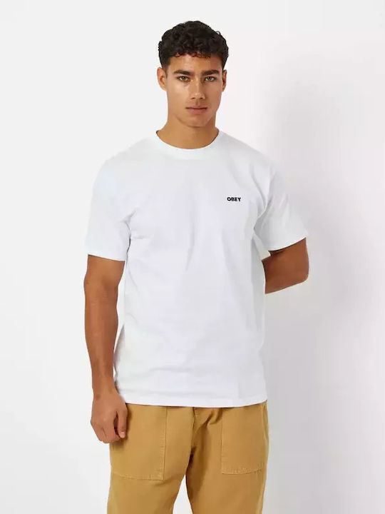 Obey Men's Short Sleeve T-shirt White