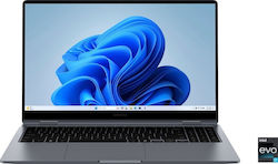 Samsung Galaxy Book4 360 15.6" OLED FHD Ecran tactil (Nucleu 7-150U/16GB/512GB SSD/W11 Acasă) (Tastatură US)