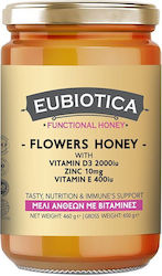 Μέλι Ανθέων με βιταμίνες D3, E & Ψευδάργυρο EUBIOTICA (460g) Μέλι Ανθέων με βιταμίνες D3, E & Ψευδάργυρο EUBIOTICA (460g)