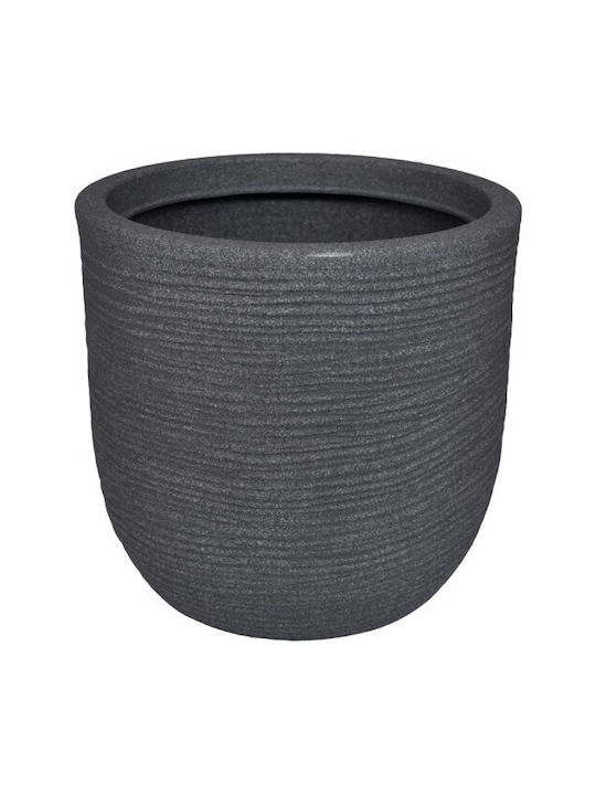 Telcom Flower Pot Charcoal 35x34cm CORI M35C