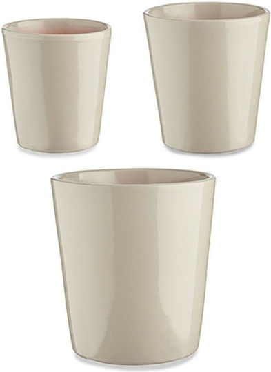 Ibergarden Set 3 Pots Plastic Grey