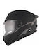 MT Atom 2 SV Matt Black Motorcycle Helmet Full Face ECE 22.06 1650gr with Sunvisor