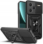 Tech-Protect Camshield Back Cover Πλαστικό Ανθεκτικό Μαύρο (Redmi Note 13 Pro+)