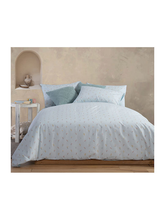 Nef-Nef Homeware Set Cearșafuri Extra-Dublu 240x270cm. Sierra Aqua 4buc