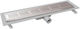 Mesateknik Kanal Dusche mit Länge 40cm Silber