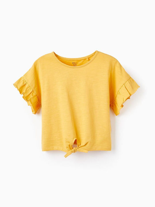 Zippy Kids Blouse Short Sleeve Yellow