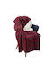 Heinner Decke Pelzige Doppel 200x220cm Rot