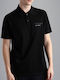 Polo Herrenbluse Kurzarm Schwarze
