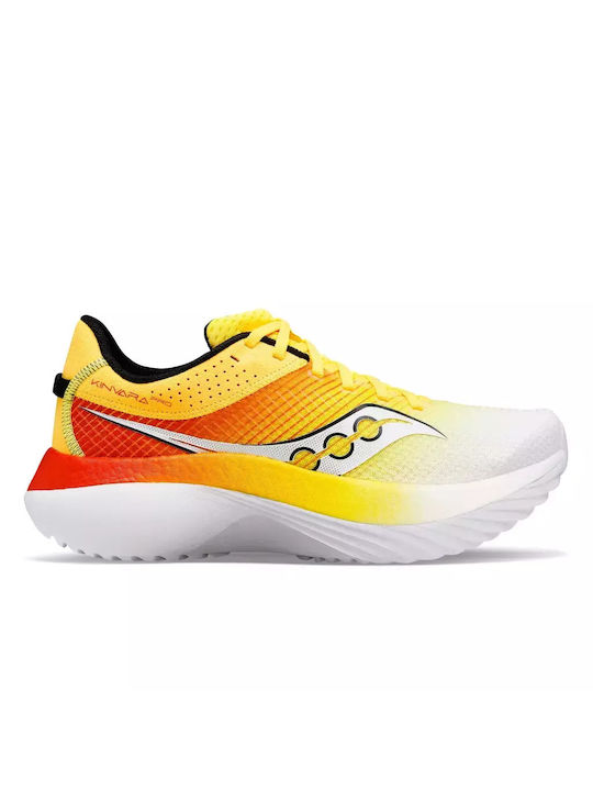 Saucony Kinvara Pro Ανδρικά Αθλητικά Παπούτσια Running Κίτρινα