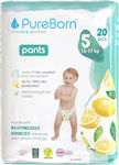 PureBorn Lemons Πάνες Βρακάκι No. 5 για 12-17kg 20τμχ