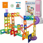 Wonder Toys Μαγνητικό Παιχνίδι Κατασκευών 100 Piece Race Ball Magnetic Blocks