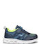 Memory Flash Gordon 3 V Kinder Sportschuhe Laufen mit Bügel- und Schleifenverschluss Blue / Green