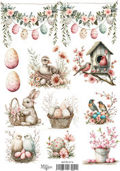 Rice paper Maja's Memories, 30x42cm, Bunnies an...