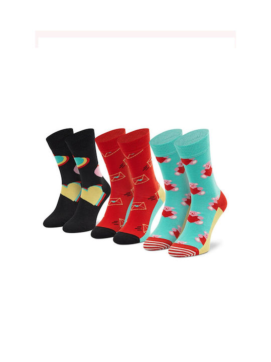 Happy Socks Γυναικείες Κάλτσες Πολύχρωμες 3Pack