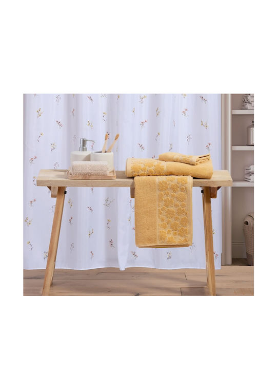 Nef-Nef Homeware Πετσέτα Σώματος Sierra 70x140εκ. Honey Βάρους 500gr/m²