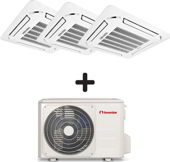 Inventor LV6 Set of 3 Indoor Units (18000 Btu / 2x 12000 Btu) and Outdoor Unit (42000 Btu)