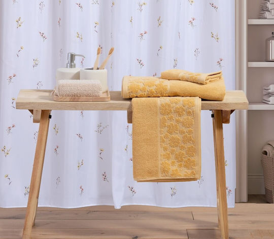 Nef-Nef Homeware Πετσέτα Προσώπου Sierra 50x90εκ. Honey Βάρους 500gr/m²