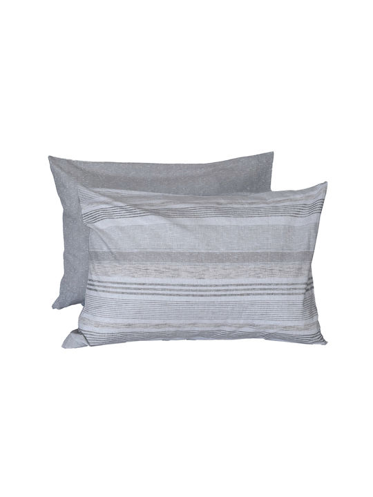 Nef-Nef Canfield Pillowcase Grey 52x72cm.