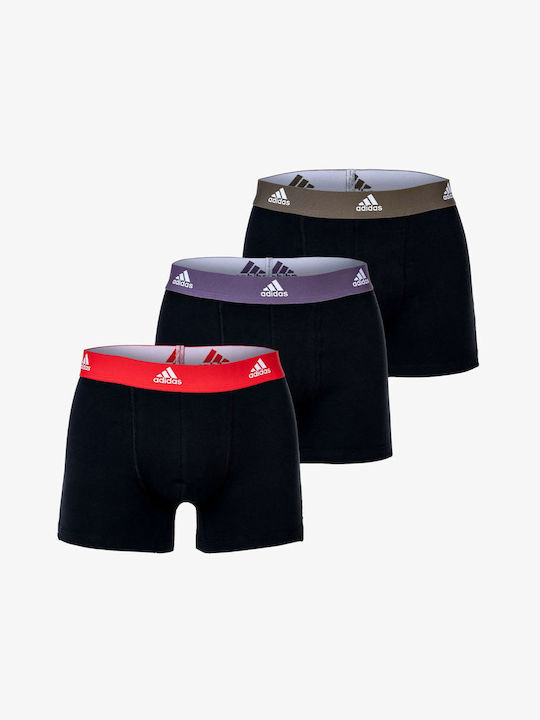 Adidas Ανδρικά Μποξεράκια Μαύρα 3Pack