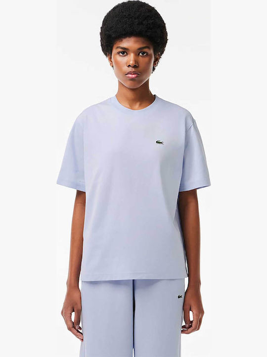 Lacoste Γυναικείο T-shirt Σιέλ