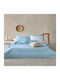 Kentia Polenta Κουβερλί Υπέρδιπλο Microfiber 19 Ciel 240x220cm