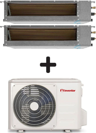 Inventor LV6 Set of 2 Indoor Units (2x 12000 BTU) and Outdoor Unit (27000 BTU)