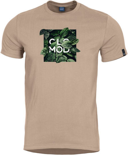 Pentagon Leaves T-shirt Μακό Tactical Everyday Use T-shirt in Beige color