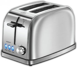 Primo PRST-40453 Toaster 2 Slots 950W Inox