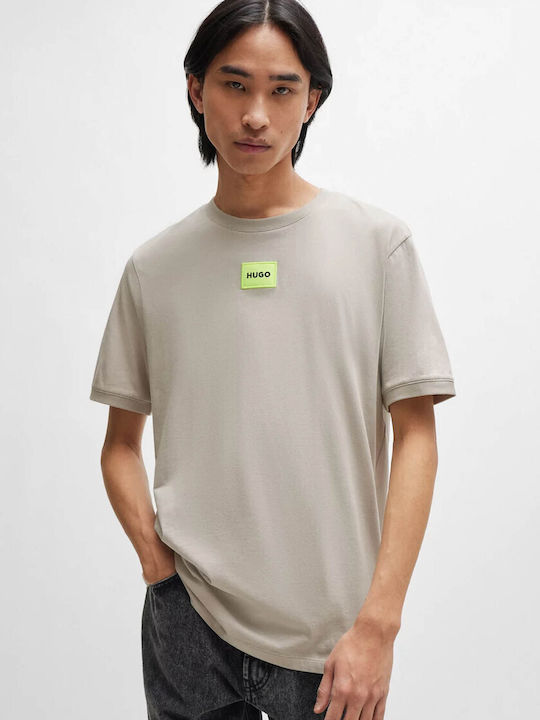 Hugo Boss Ανδρικό T-shirt Κοντομάνικο Light Grey