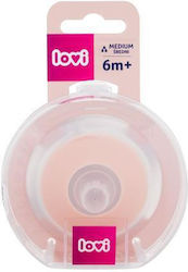 Lovi Baby Silicone Baby Bottle Teat Medium Flow for 6+ months