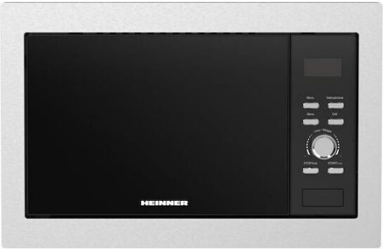 Heinner Cuptor Cu Microunde Built-In Cu Funcție Grill 23 Lt Inox