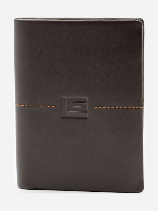 Guy Laroche Leather Men's Wallet Classic Brown
